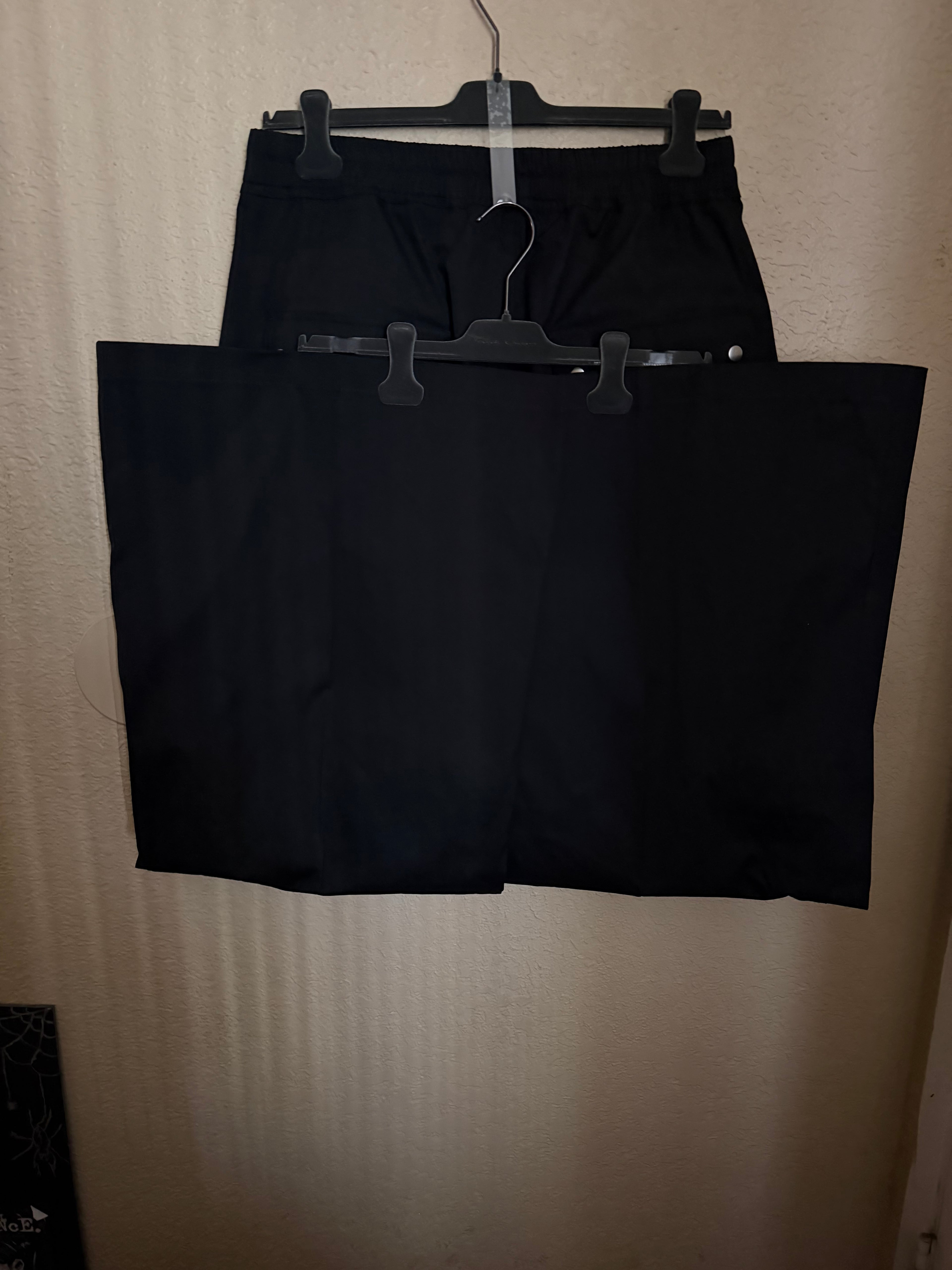 Rick Owen’s Black Temple Wide Bela Trousers