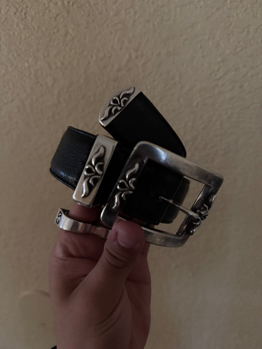 Vintage Chrome Hearts OTJ 3-Piece Belt