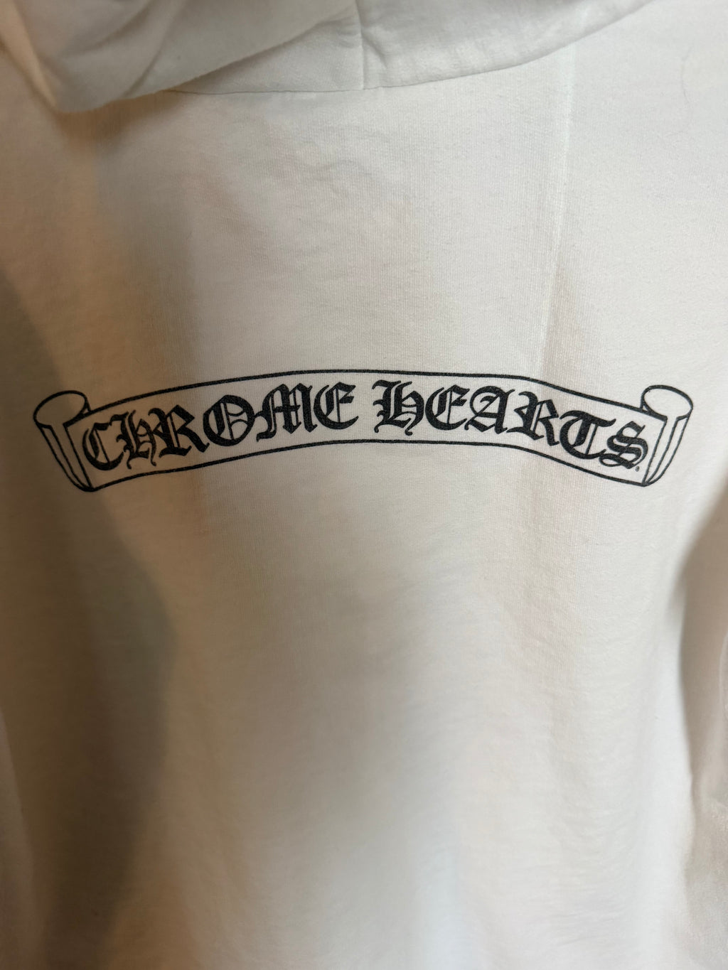Chrome Hearts Scroll Zip Up Hoodie