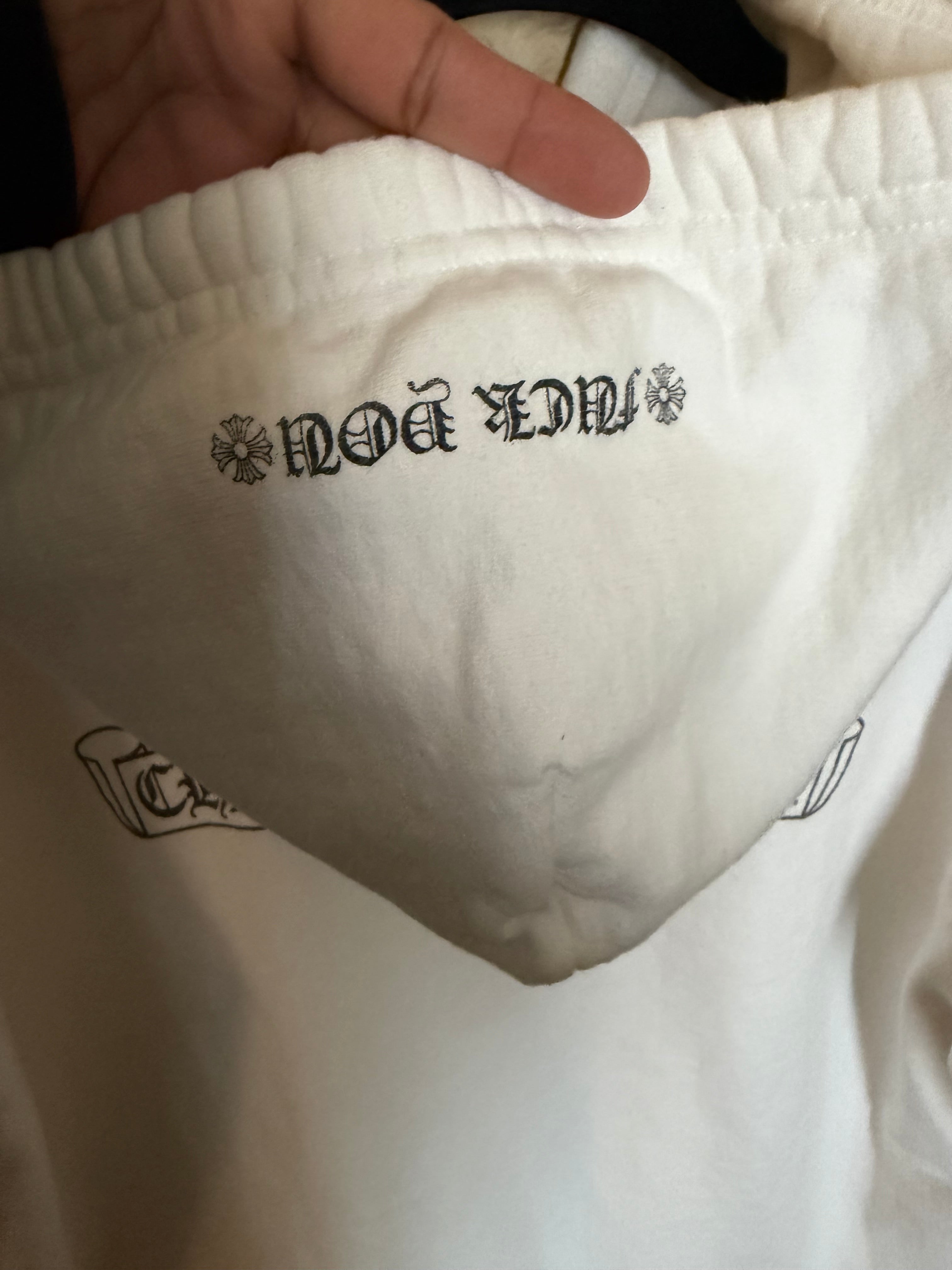 Chrome Hearts Scroll Zip Up Hoodie