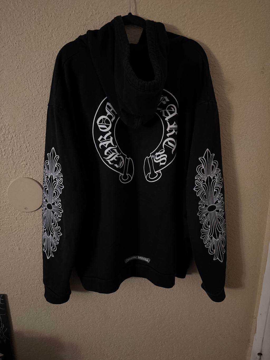 Chrome Hearts Pull Over Floral Hoodie
