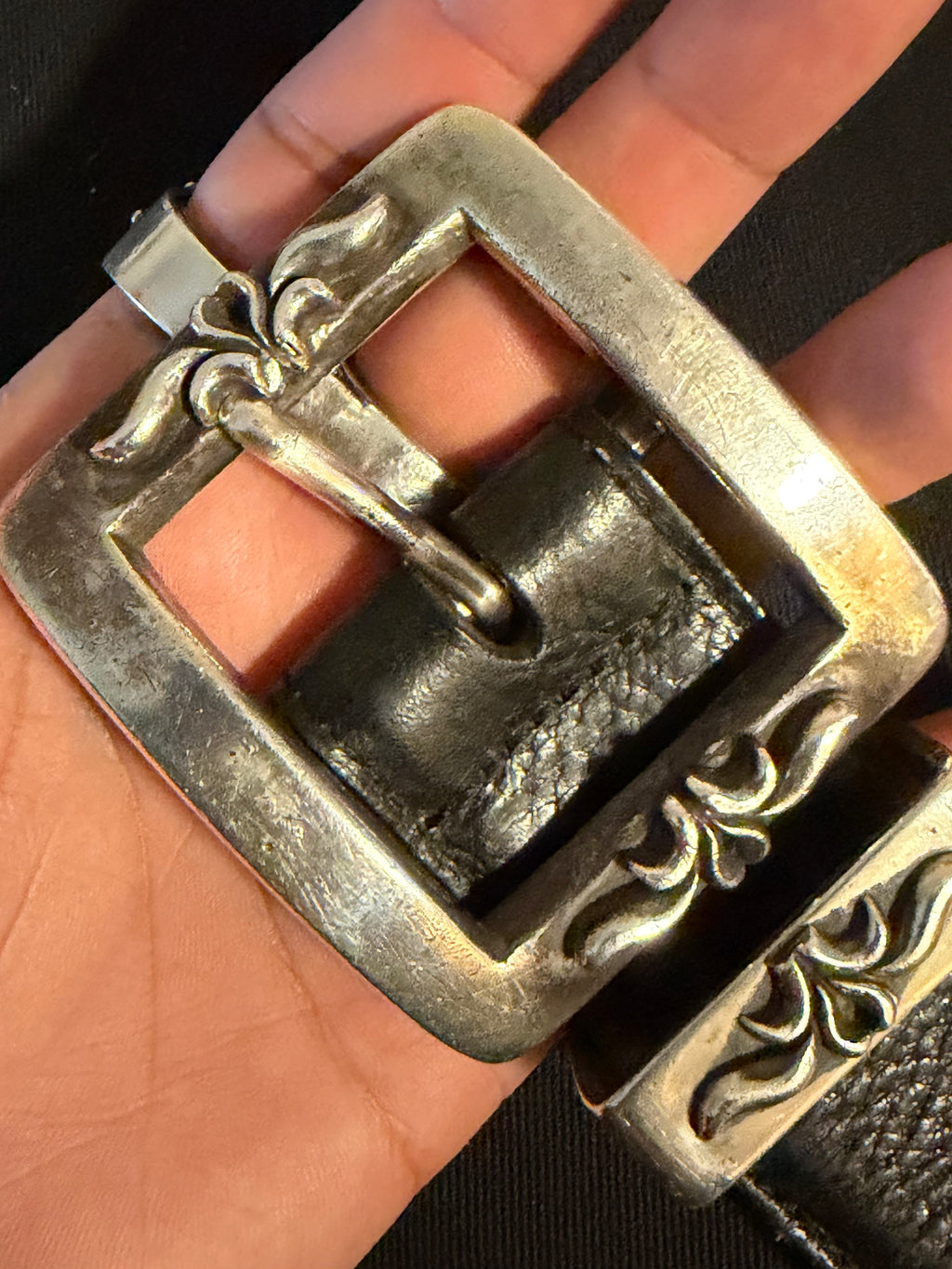 Vintage Chrome Hearts OTJ 3-Piece Belt