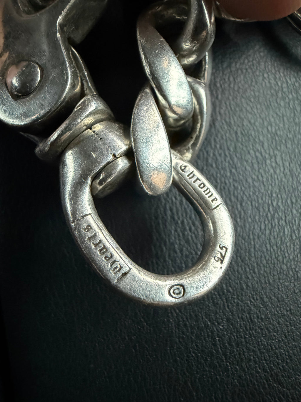 Chrome Hearts 5 Link Lobster Clasp Keychain