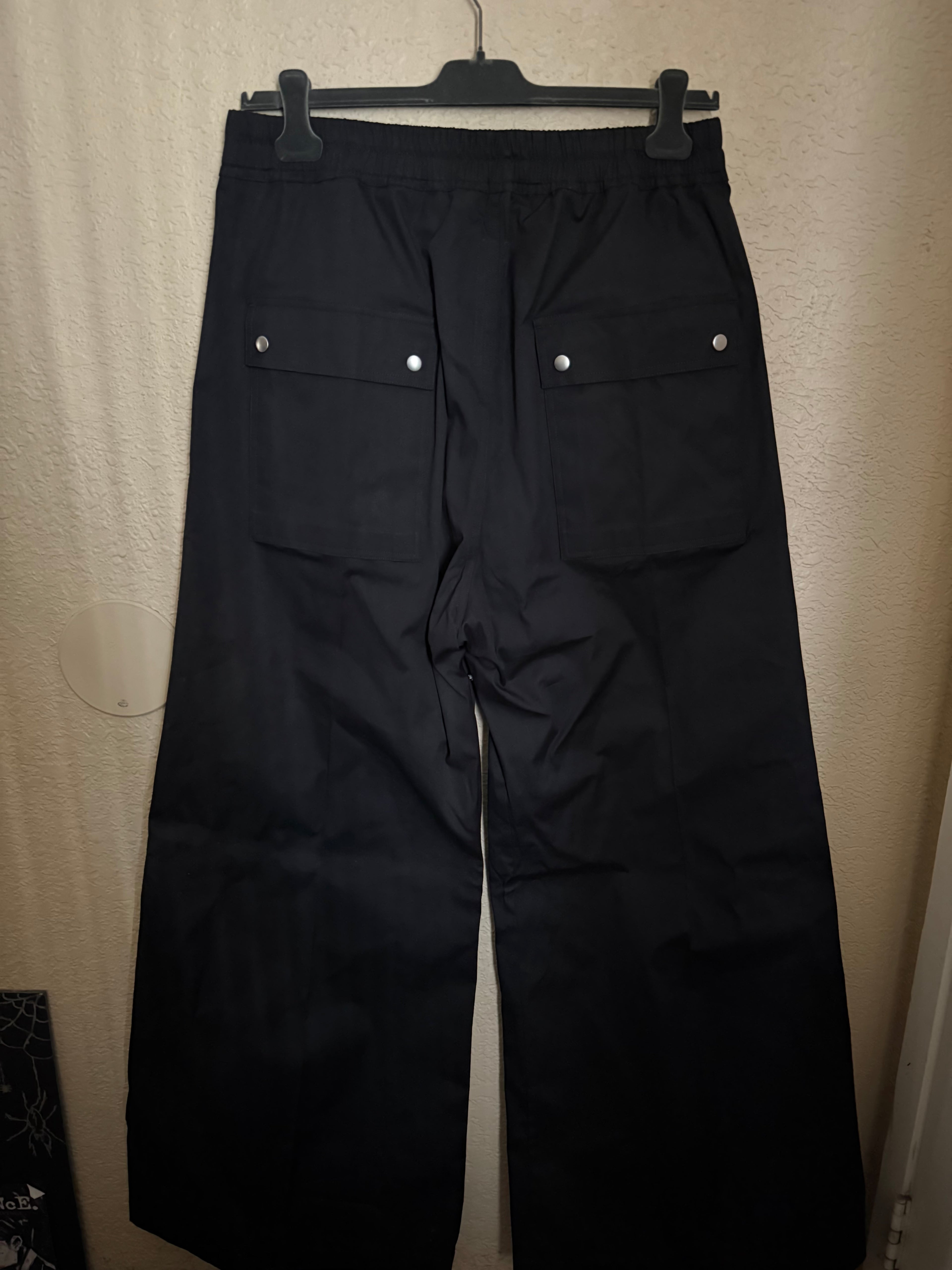 Rick Owen’s Black Temple Wide Bela Trousers