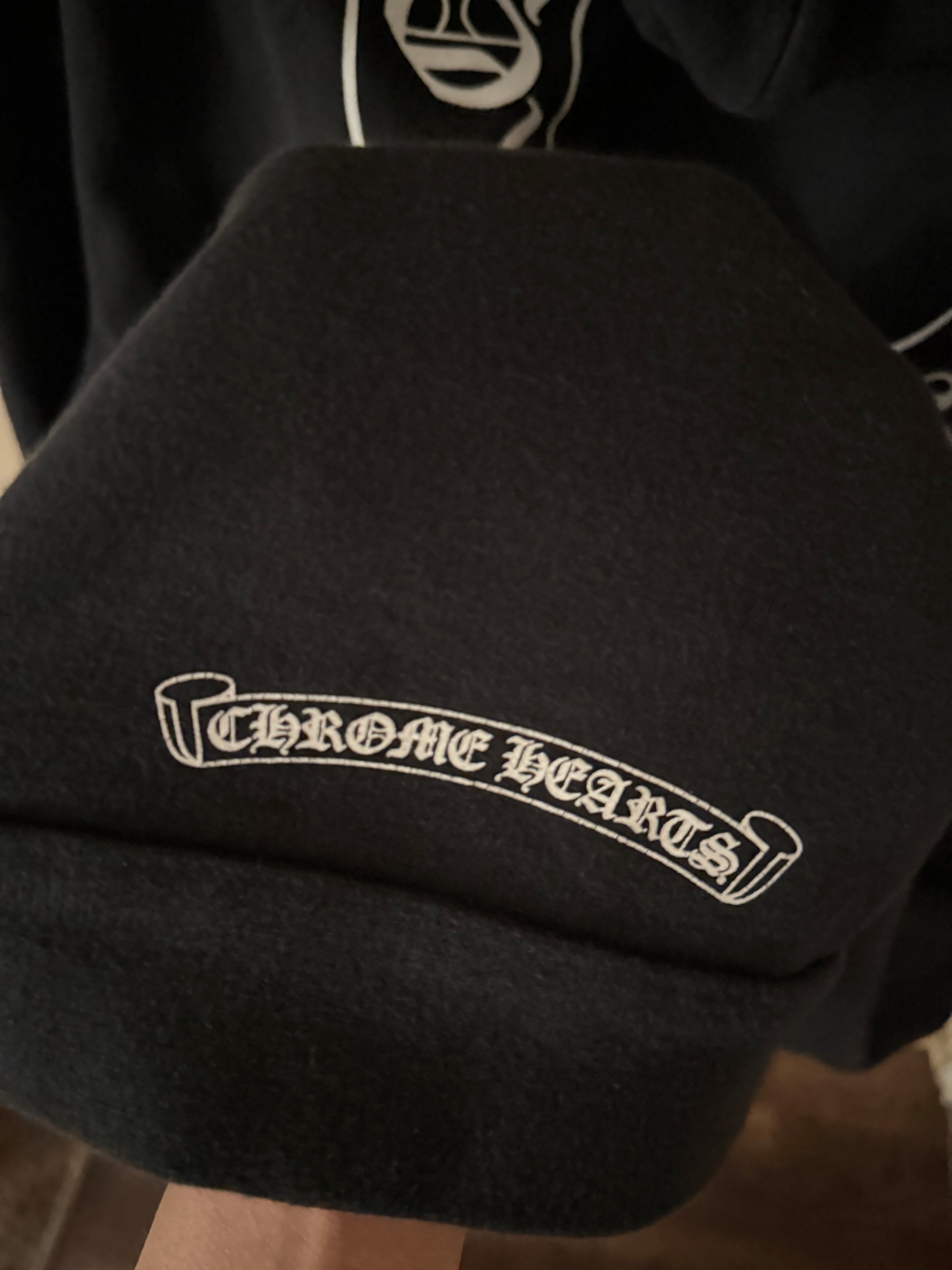 Chrome Hearts Pull Over Floral Hoodie